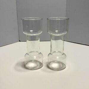 Vintage Pyrex Un-Candle Set / Bulb Forcing Vases